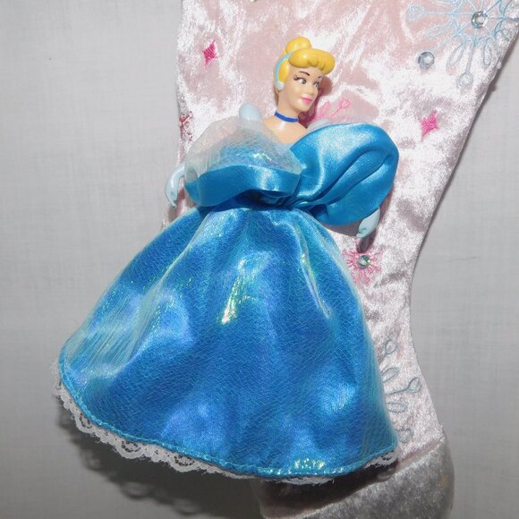 VTG Disney Gemmy Cinderella Princess Musical Christmas Stocking 16" *READ - Picture 3 of 6